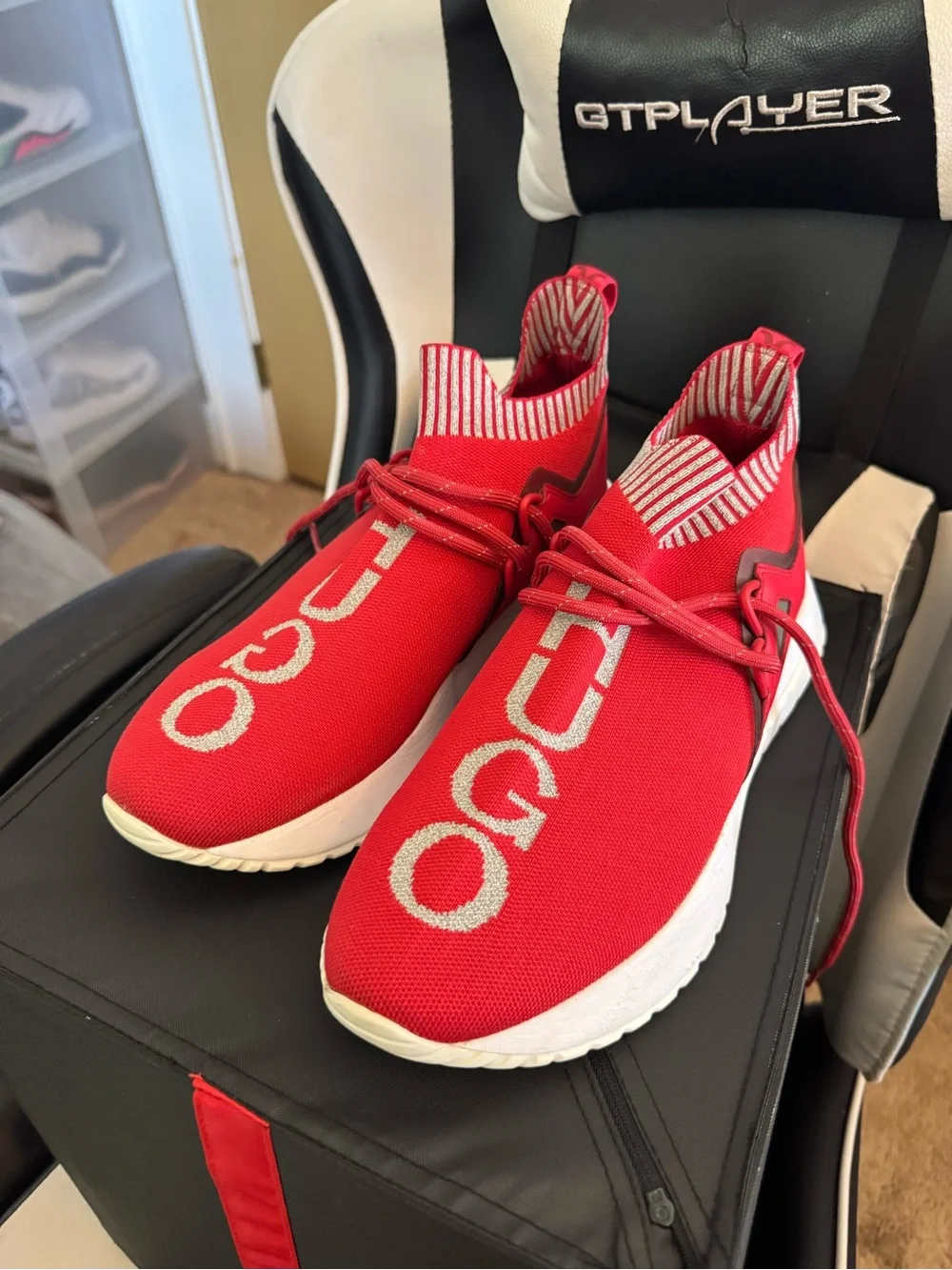 Hugo Boss Red Trainers